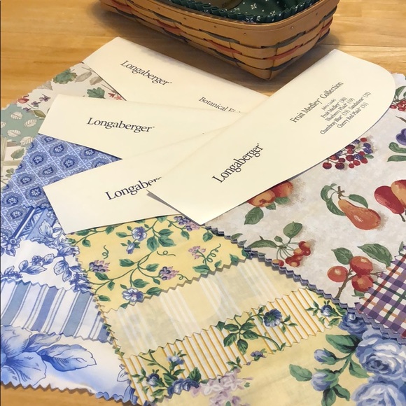 Longaberger Other - 🔥Just Reduced🔥 Longaberger fabric Samples